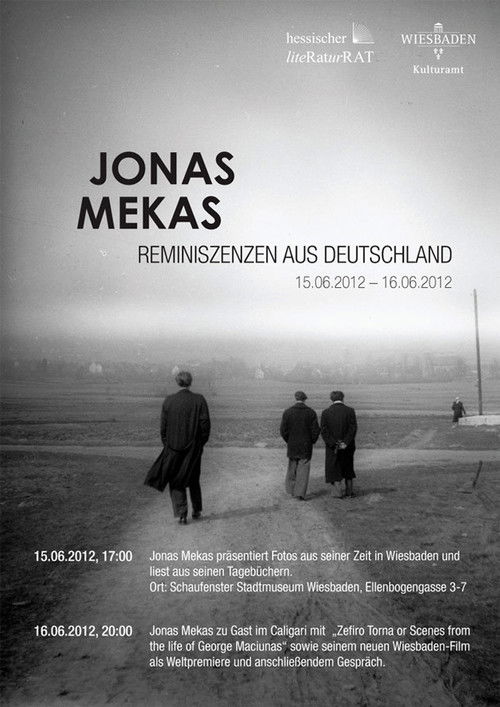 Movie poster for Reminiscences from Germany (2012)