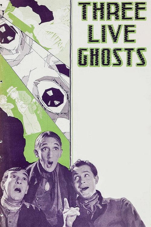 Movie poster for Three Live Ghosts (1929)