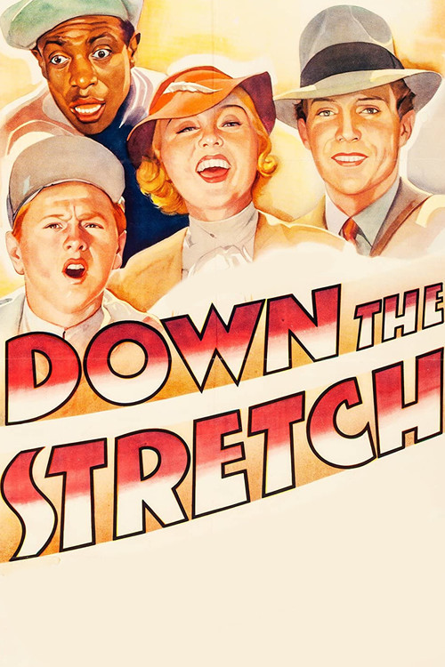Movie poster for Down the Stretch (1936)