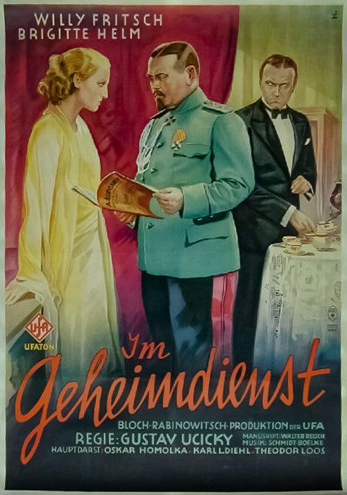 Movie poster for In the Employ of the Secret Service (1931)