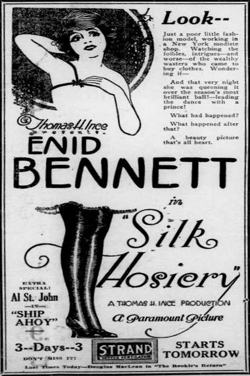 Movie poster for Silk Hosiery (1920)