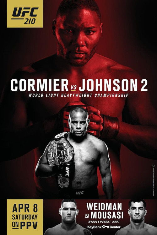 Movie poster for UFC 210: Cormier vs. Johnson 2 (2017)