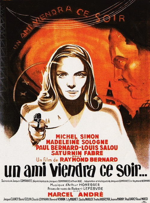 Movie poster for A Friend Will Come Tonight (1946)
