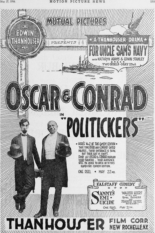 Movie poster for Politickers (1916)