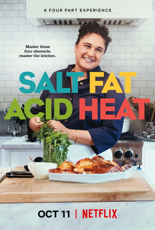 Series poster for Salt Fat Acid Heat (2018)