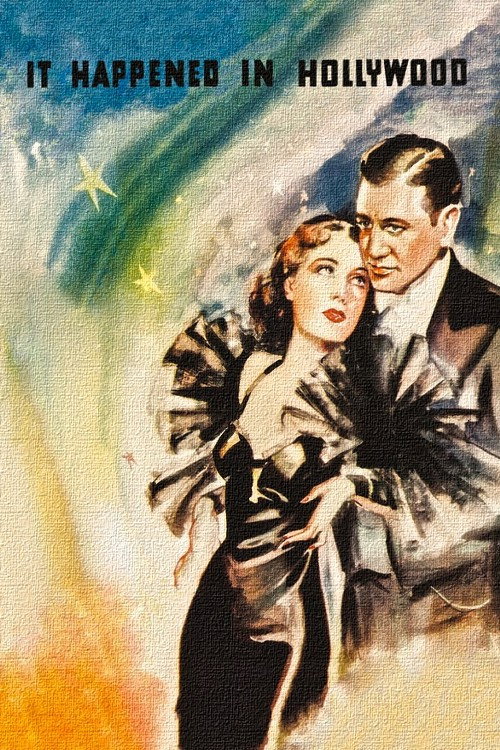 Movie poster for It Happened in Hollywood (1937)