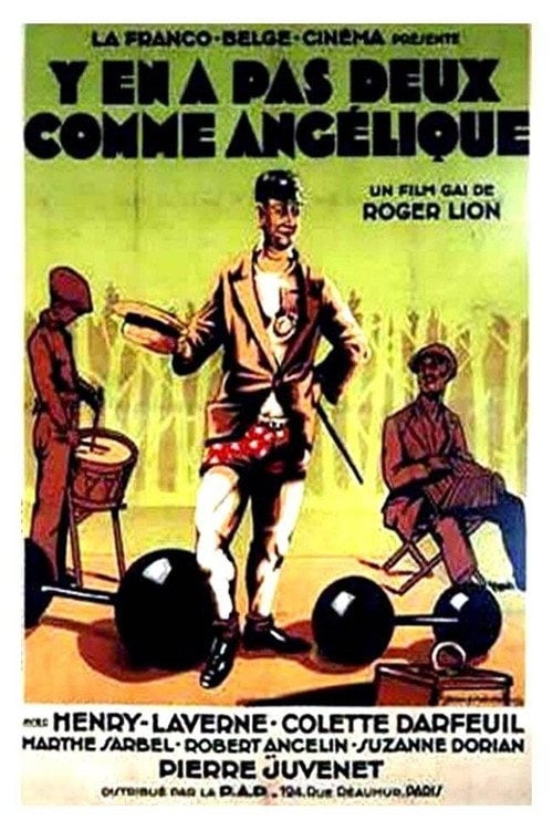 Movie poster for Y'en a pas deux comme Angélique (1931)