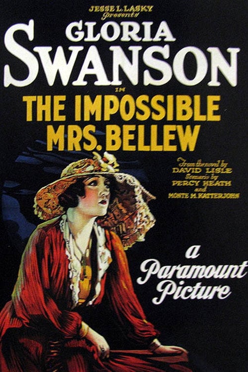 Movie poster for The Impossible Mrs. Bellew (1922)
