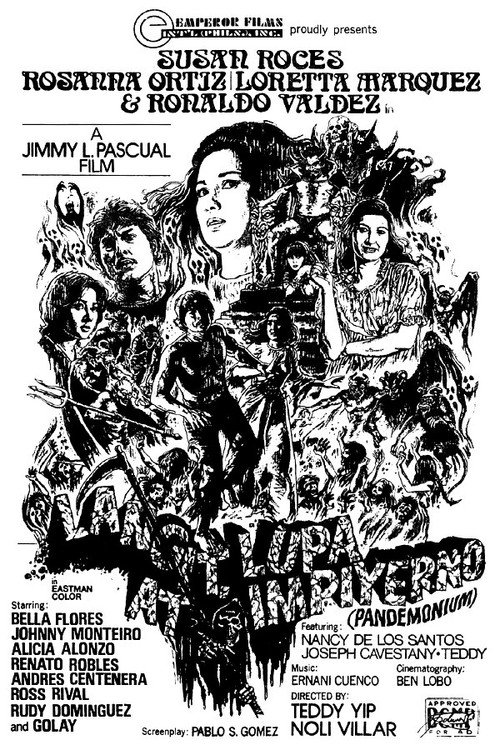Movie poster for Langit, Lupa at Impiyerno (Pandemonium) (1976)