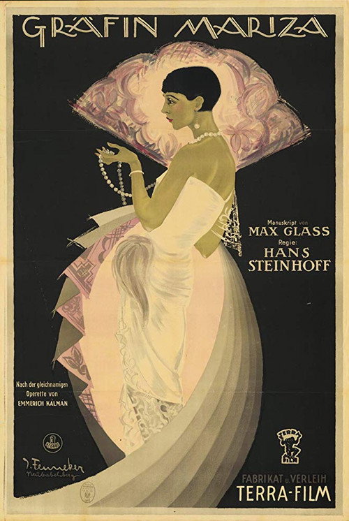 Movie poster for Gräfin Mariza (1925)