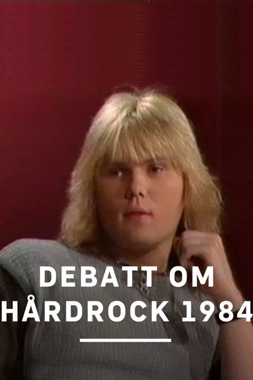 Movie poster for Debatt om hårdrock 1984 (1984)