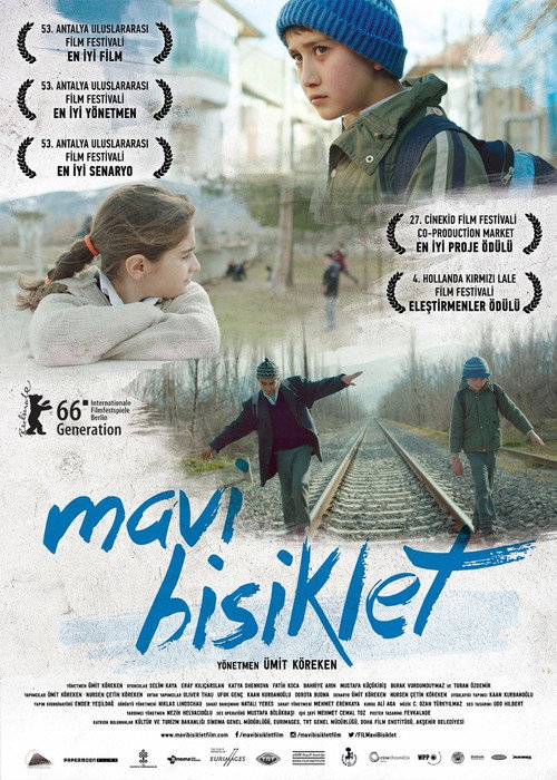 Movie poster for Blue Bicycle (2016)