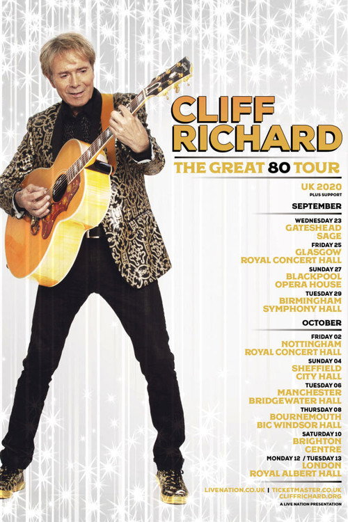 Movie poster for Cliff Richard: The Great 80 Tour - Live From the Royal Albert Hall (2021)