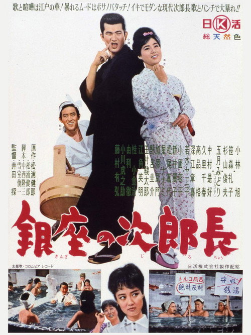 Movie poster for Ginza no jirochō (1963)