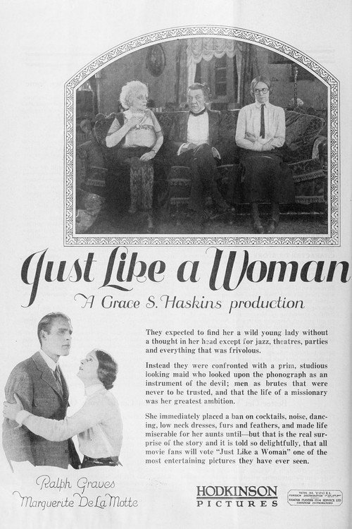 Movie poster for Just Like a Woman (1923)