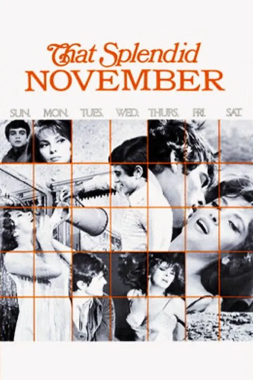 Movie poster for That Splendid November (1969)