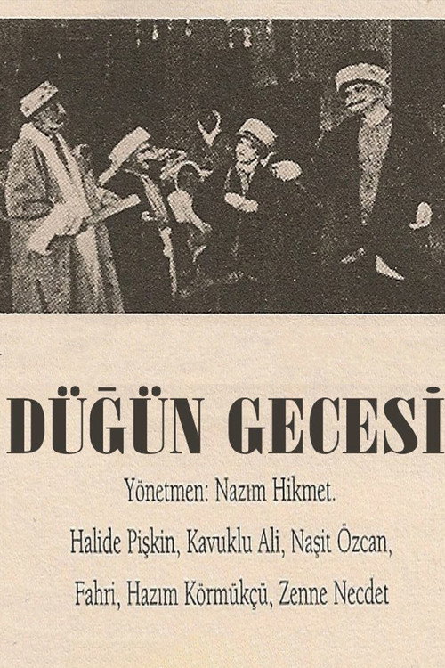 Movie poster for Düğün Gecesi (1933)