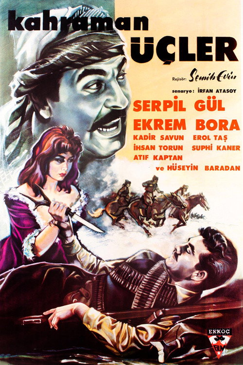 Movie poster for Kahraman Üçler (1961)