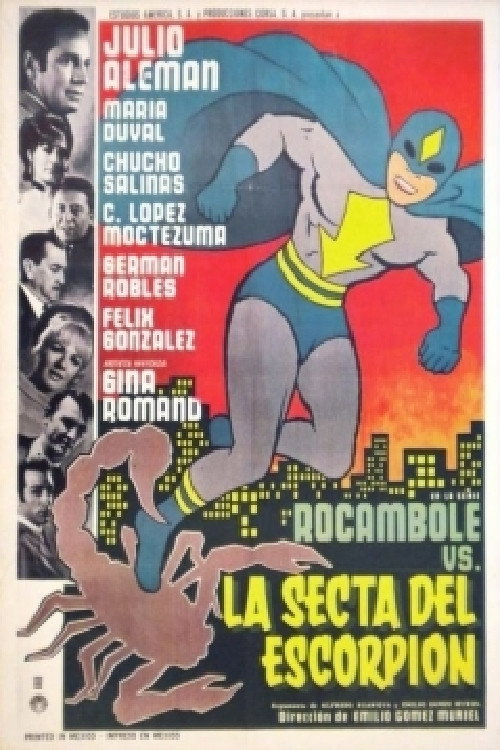 Movie poster for Rocambole contra la secta del escorpión (1967)