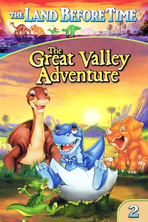 Movie poster for The Land Before Time II: The Great Valley Adventure (1994)