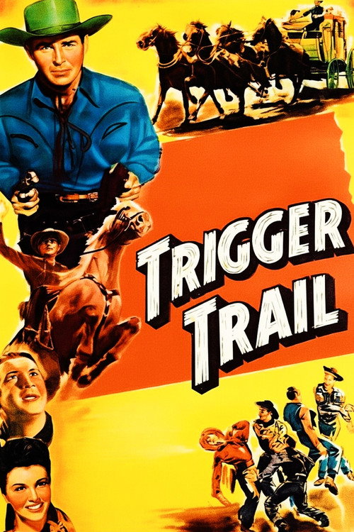 Movie poster for Trigger Trail (1944)