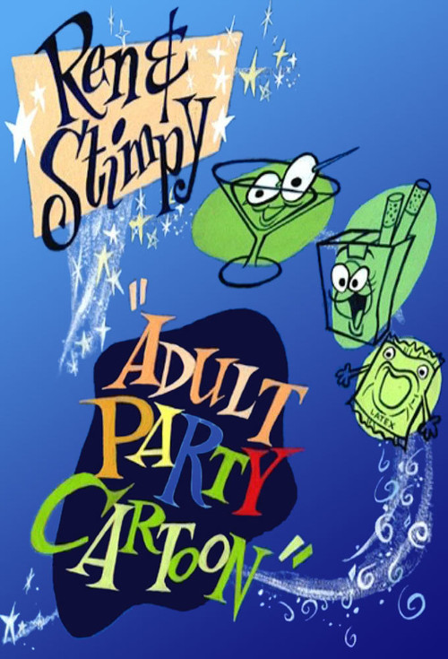 Ren & Stimpy Adult Party Cartoon poster