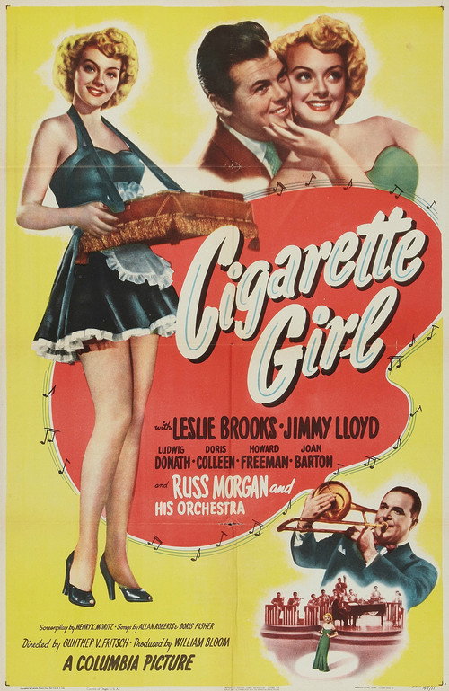 Movie poster for Cigarette Girl (1947)
