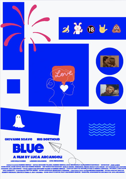 Movie poster for Blue (2022)
