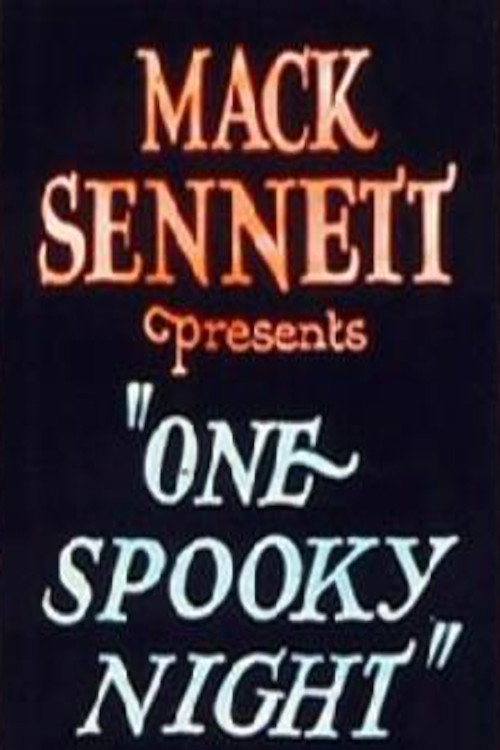 Movie poster for One Spooky Night (1924)
