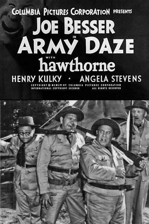 Movie poster for Army Daze (1956)