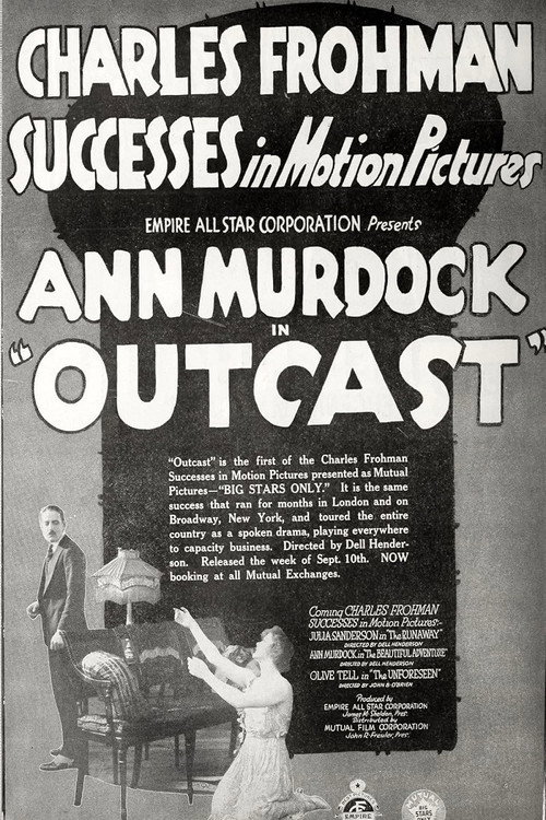 Movie poster for Outcast (1917)
