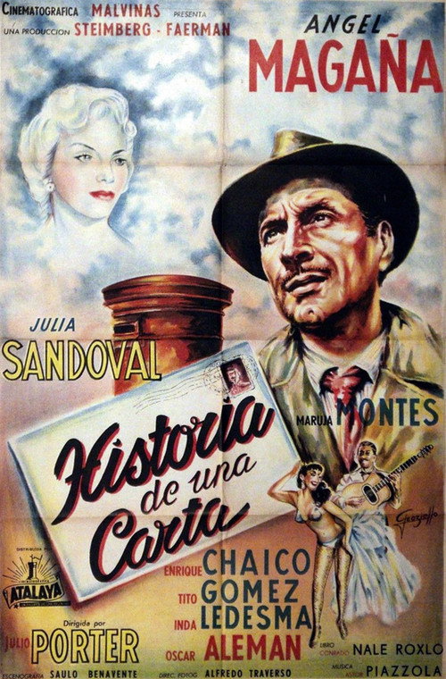Movie poster for Historia de una carta (1957)