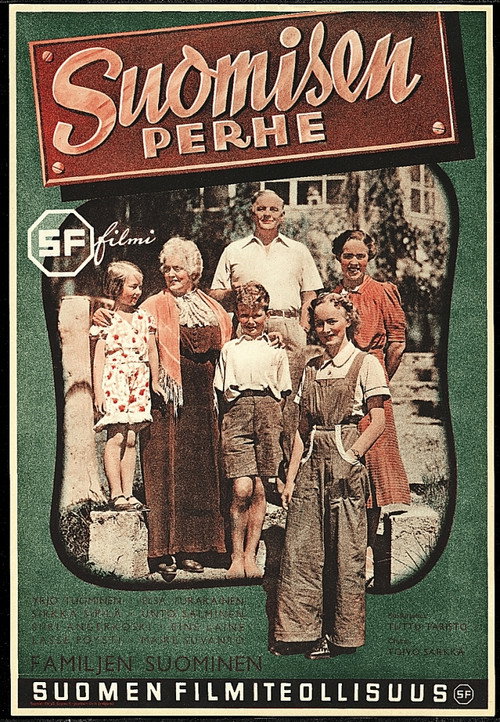 Movie poster for Suomisen perhe (1941)
