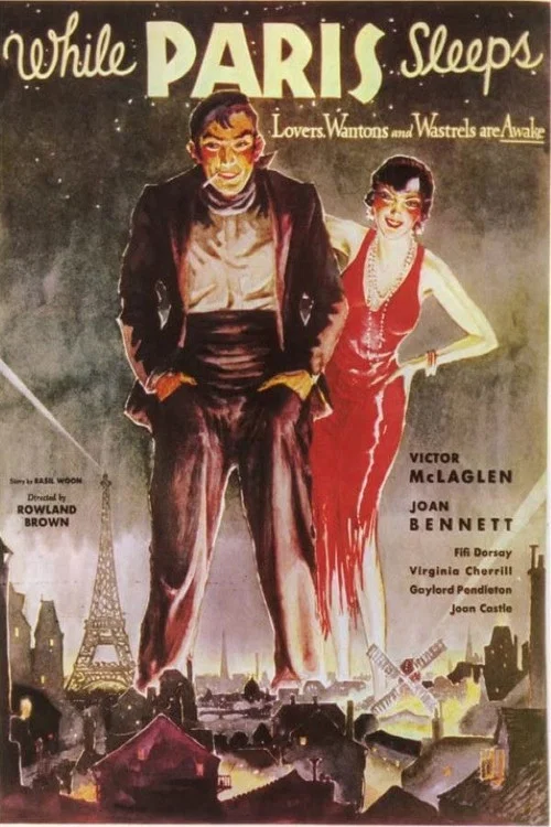 Movie poster for While Paris Sleeps (1932)