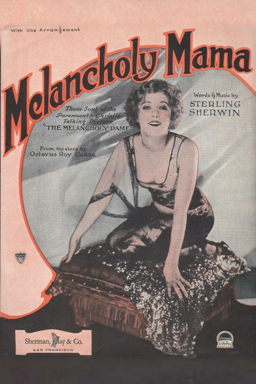 Movie poster for Melancholy Dame (1929)
