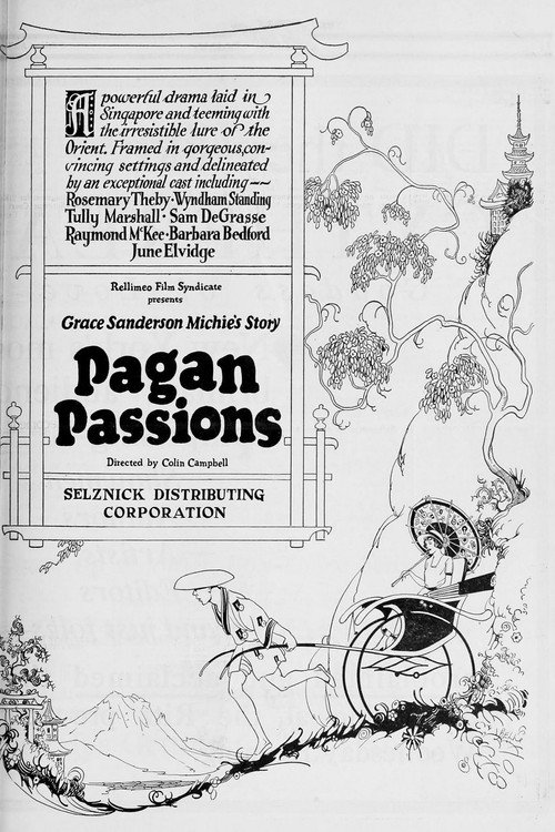 Movie poster for Pagan Passions (1924)