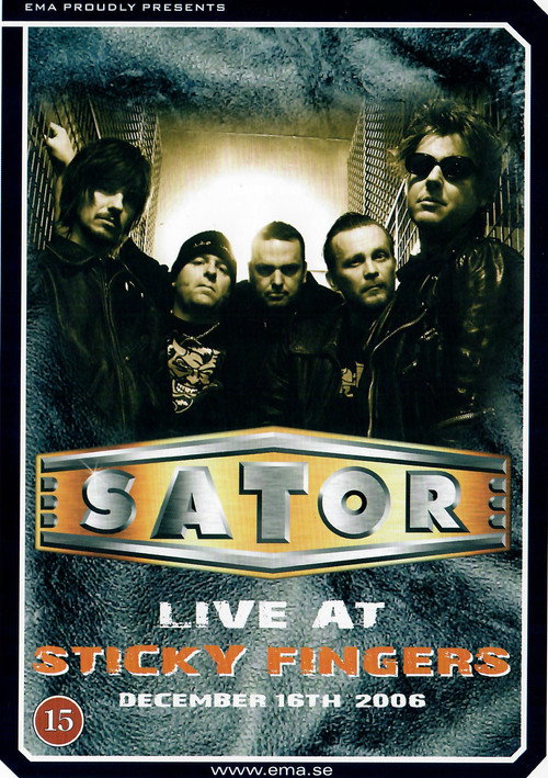 Movie poster for Sator: Live at Sticky Fingers (2007)
