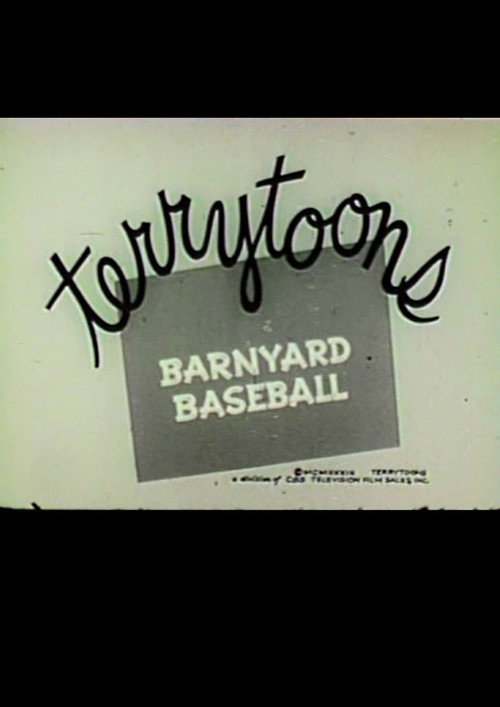 Movie poster for Barnyard Baseball (1939)