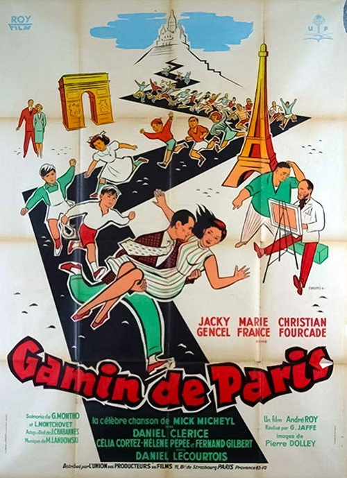 Movie poster for Paris Urchin (1954)