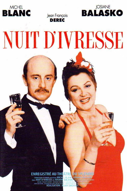 Movie poster for Nuit d'ivresse (1995)