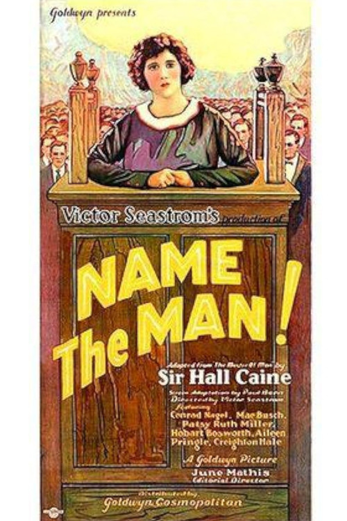 Movie poster for Name the Man (1924)