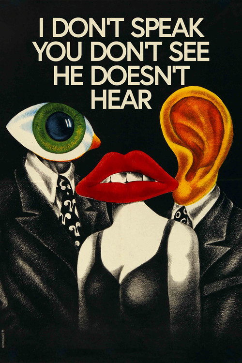 Movie poster for I Don't See, You Don't Speak, He Doesn't Hear (1971)