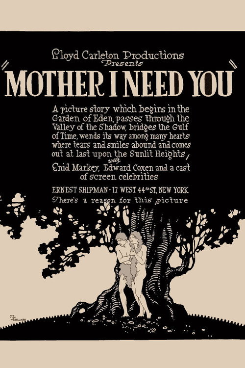 Movie poster for Mother, I Need You (1918)