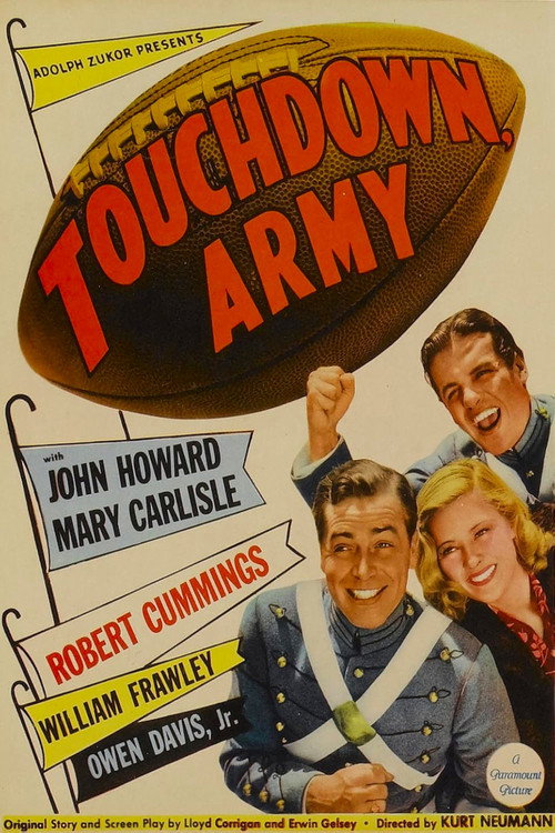 Movie poster for Touchdown, Army (1938)