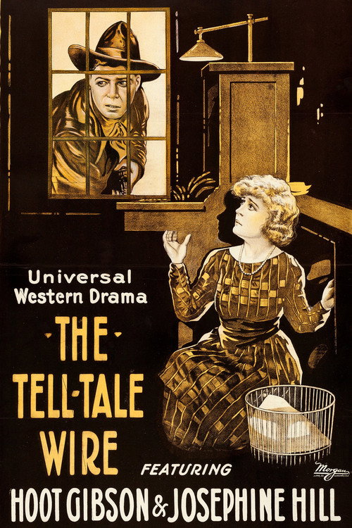 Movie poster for The Tell-Tale Wire (1919)