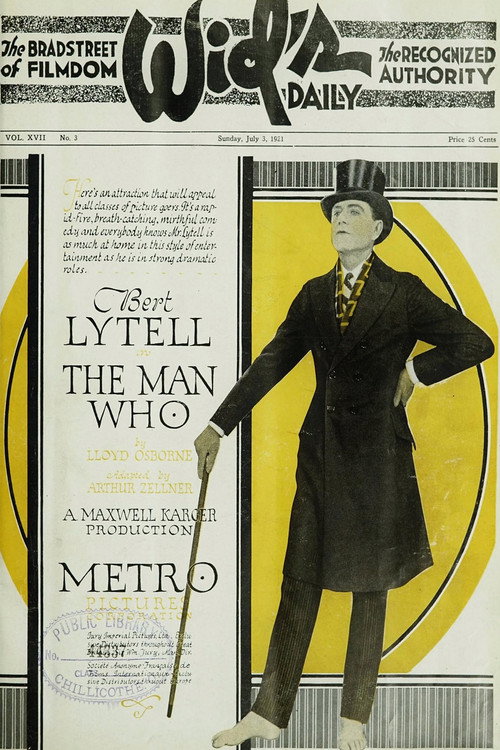 Movie poster for The Man Who (1921)