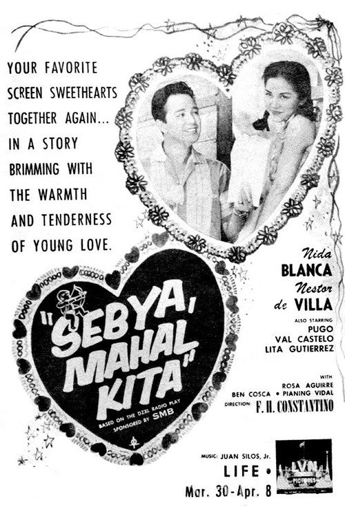Movie poster for Sebya, Mahal Kita (1957)