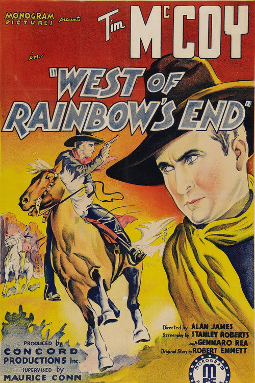 Movie poster for West of Rainbow's End (1938)