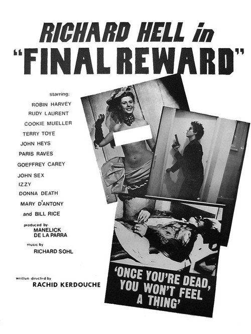 Movie poster for Final Reward (1978)