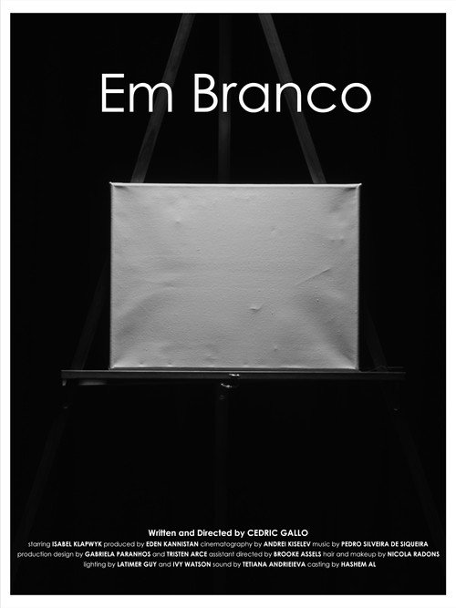 Movie poster for Em Branco